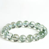 Jiuya Crystal Natural Green Phantom Bracelet Thousand Layer Gauze Bracelet Treasure Bowl Single Circle Bracelet Factory Direct Sale