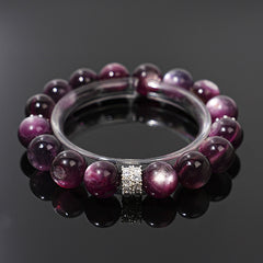 Natural Purple Lepidolite Crystal Bracelet Women Fashion Wholesale