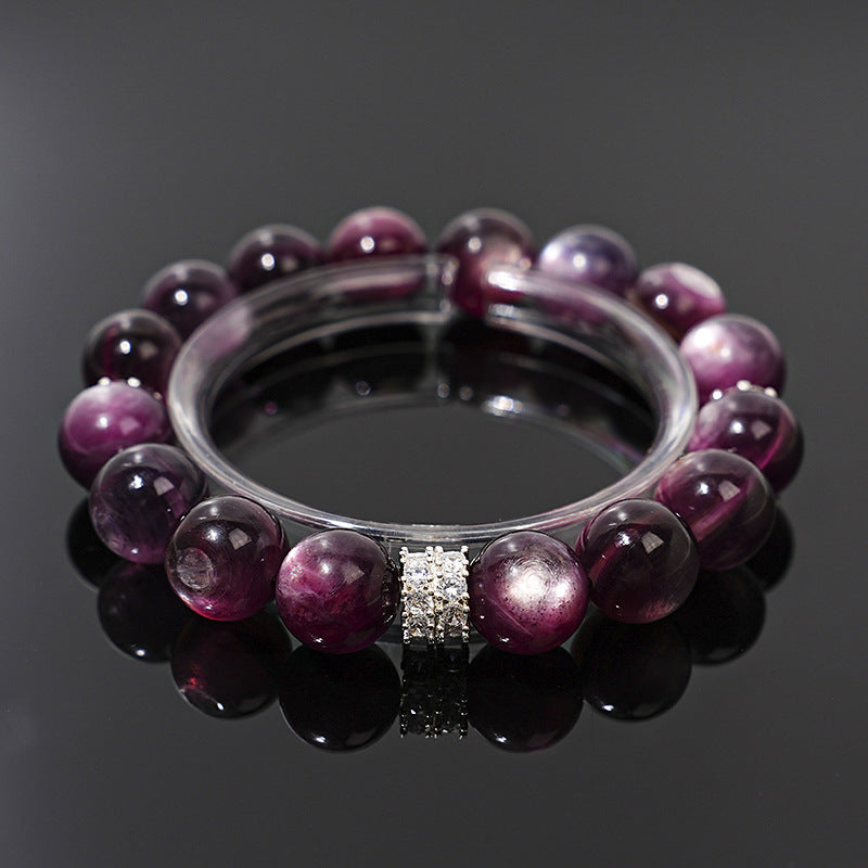 Natural Purple Lepidolite Crystal Bracelet Women Fashion Wholesale