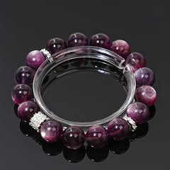 Natural Purple Lepidolite Crystal Bracelet Women Fashion Wholesale