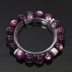 Natural Purple Lepidolite Crystal Bracelet Women Fashion Wholesale